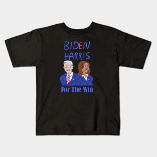 Biden harris For the win Kids T-Shirt